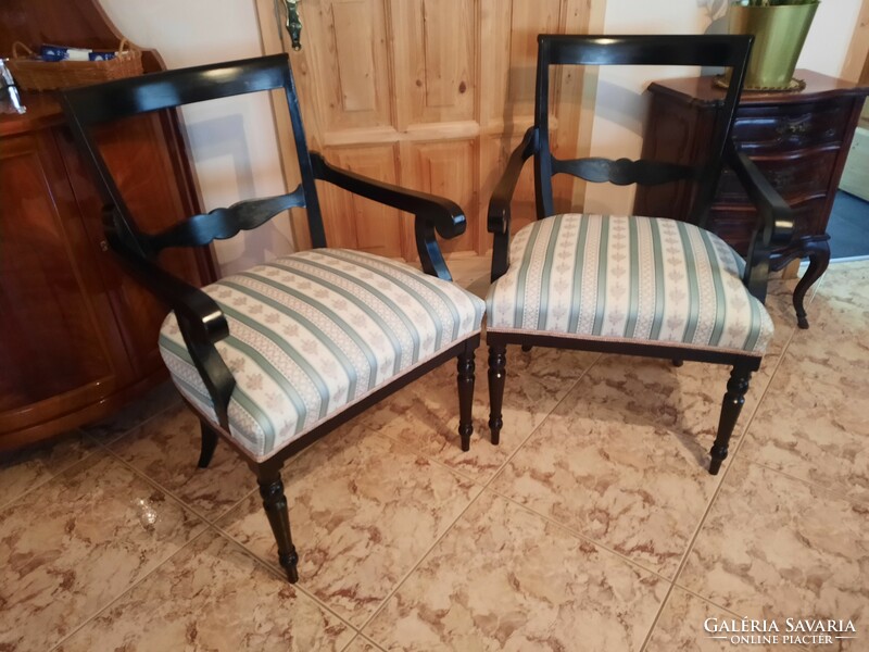 Pair of Biedermeier armchairs