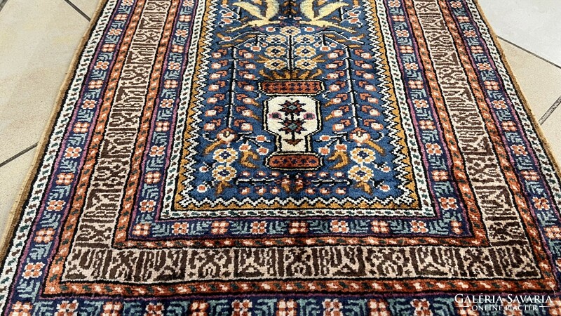 3493 Álomszép Török Kayseri kézi gyapjú perzsa szőnyeg 59X100CM ingyen futár
