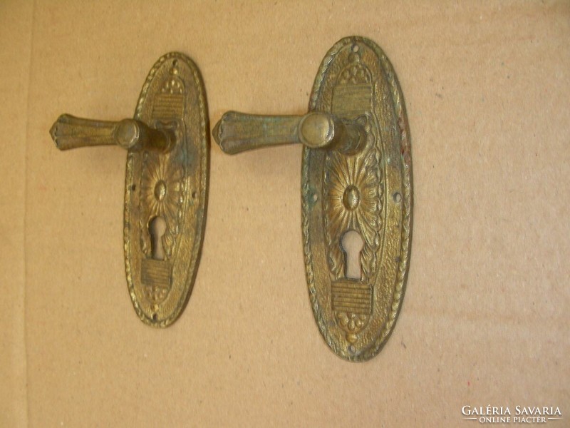 Antique gunmetal copper eclectic lock cover