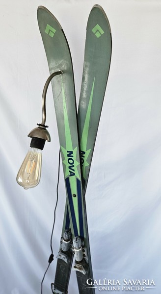 Unique ski floor lamp