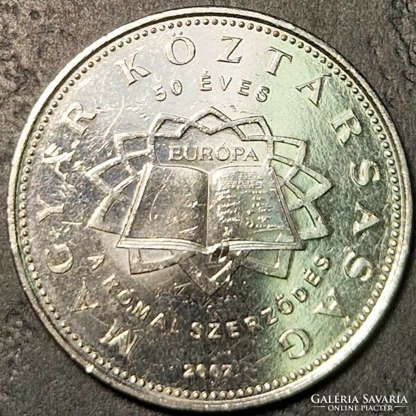 Magyarország 50 forint, 2007, 50. Évforduló - a Római Szerződés