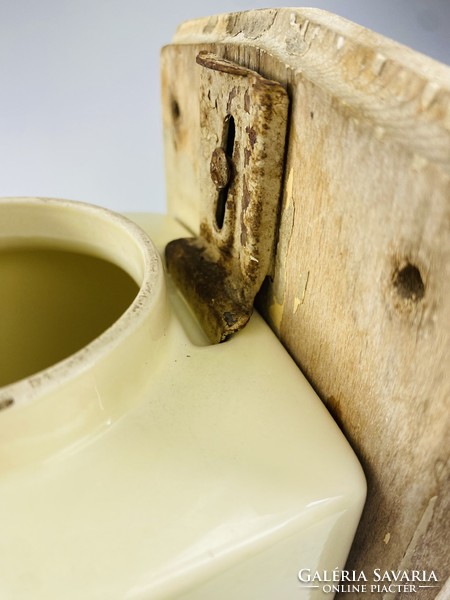 Old wall coffee grinder - douwe egberts koffie