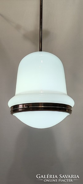 Art deco / bauhaus renovated ceiling lamp from the 1920s - '30s