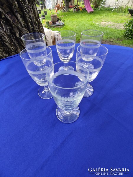 6 darab talpas vizes pohár
