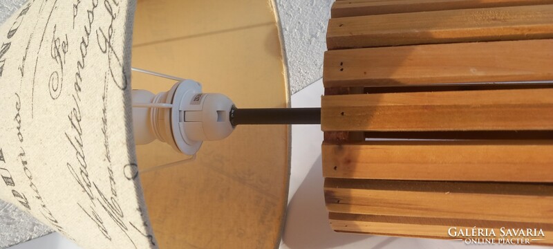 Design wooden lamp vinrage italian negotiable art deco