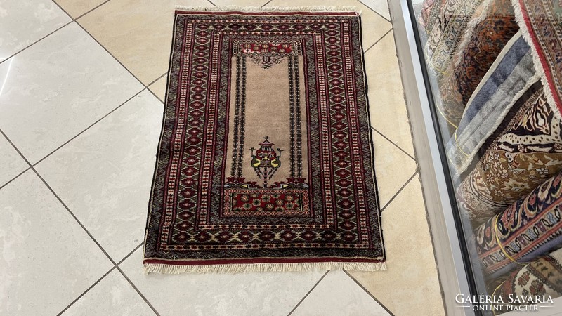 3497 Pakistani handmade woolen Persian prayer rug 65x90cm free courier