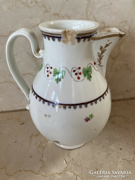 Antique Altwien spout, jug, coffee spout
