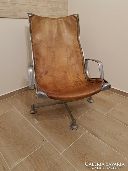 Szedleczky rudolf cowhide lounge chair