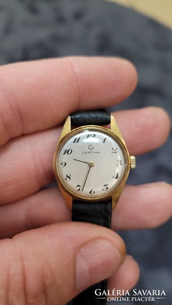Certina gold-plated women's watch.