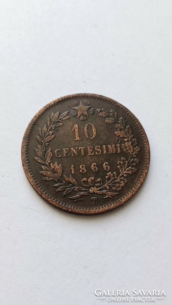 10 Centesimi 1866 t Italy