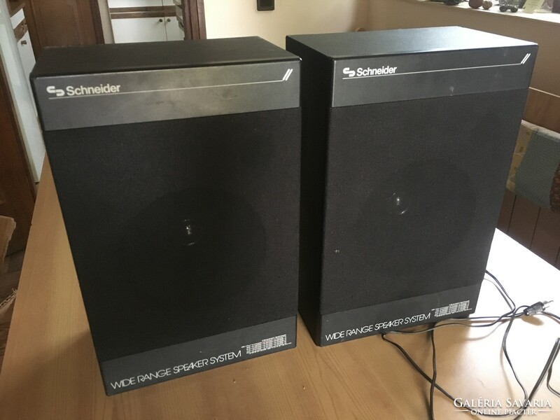 Two old schneider loudspeakers