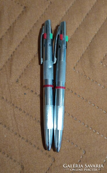 Four colored ballpoint pens. They are sold together.