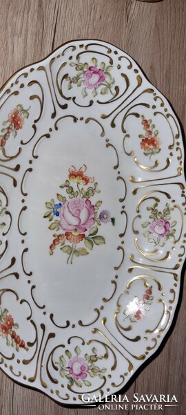 Hollóháza Baroque porcelain dessert set