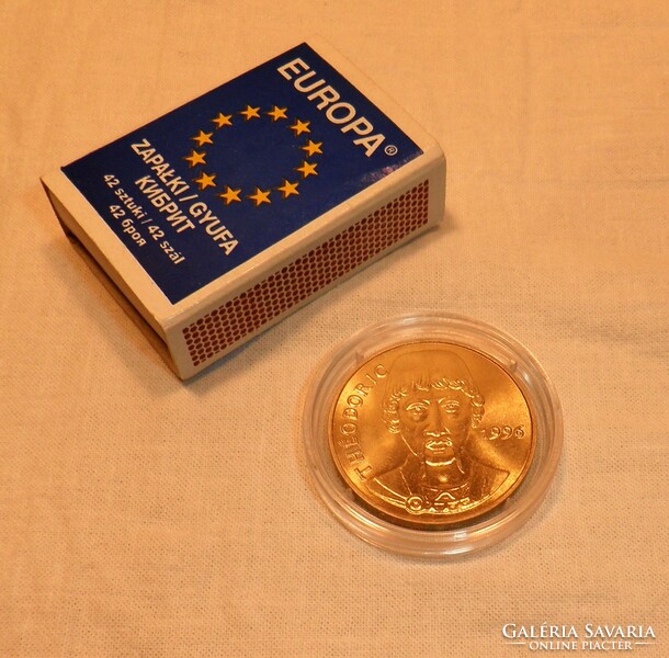 Monnaie de paris - mdp - 15° centenaire de clovis - 596/1996 - theodoric coin