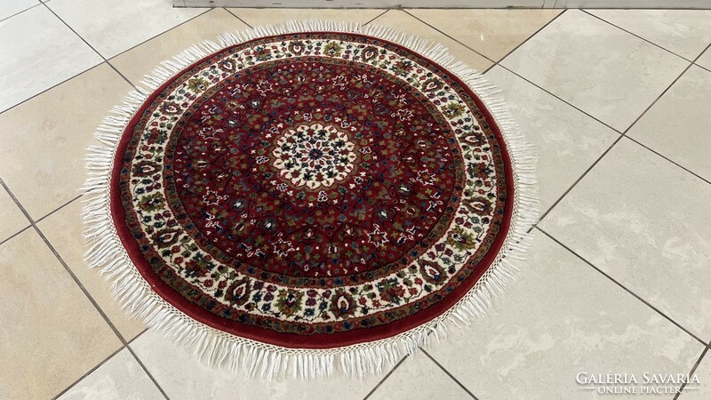 3514 Beautiful Indian moud handmade woolen Persian round rug 100cm free courier
