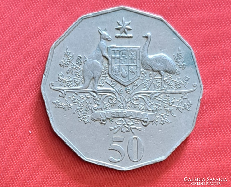 2001  Ausztrália 50 cent (1859)