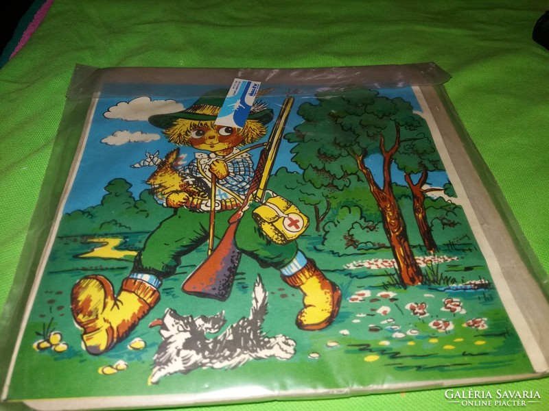 Old malév shoppos cardboard puzzle game, unopened, unplayed, collector's item, nice condition, according to the pictures