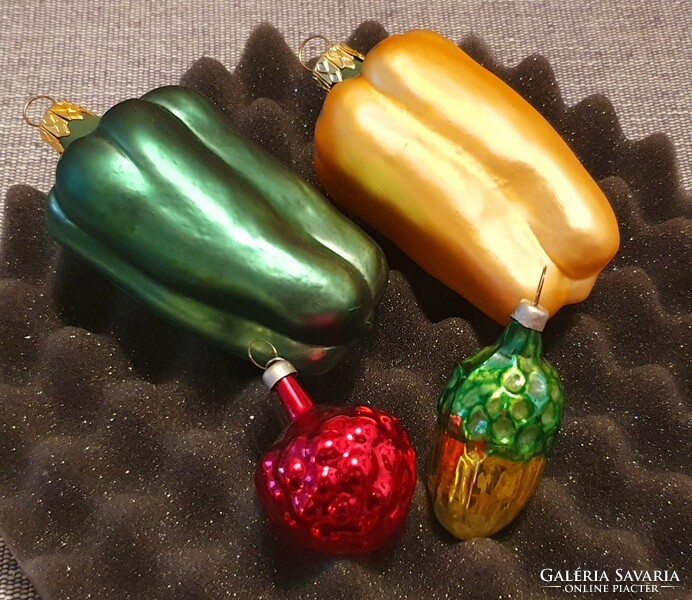 Christmas tree decoration retro package 4 pcs in one - delicacies