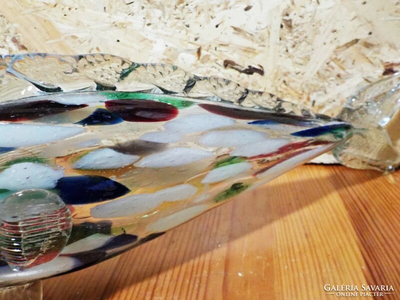 Retro glass fish 30 cm.