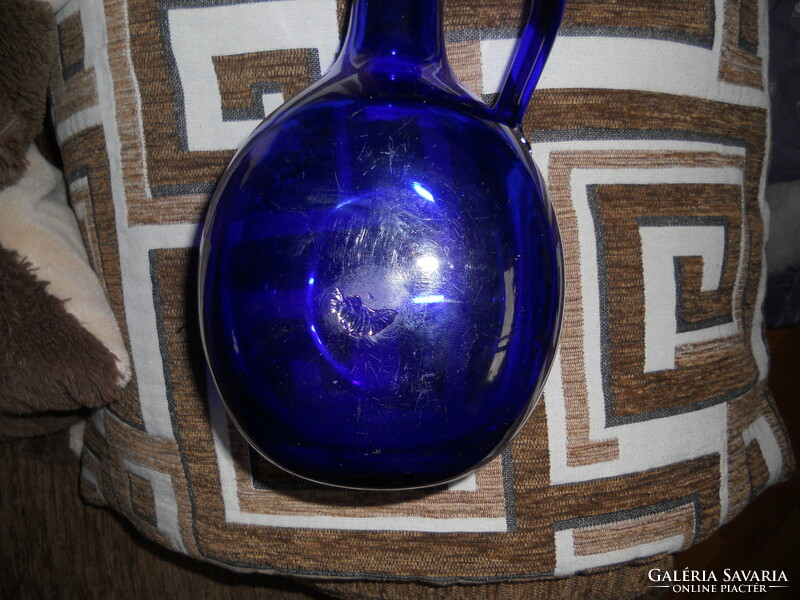 Blue mason jar