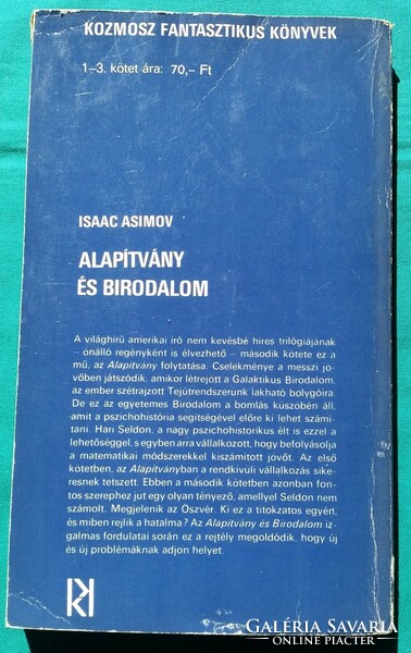 Isaac Asimov: Alapítvány és Birodalom > Szórakoztató irodalom > Sci-fi >