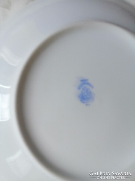 Alföldi kék aranycsikos tányér