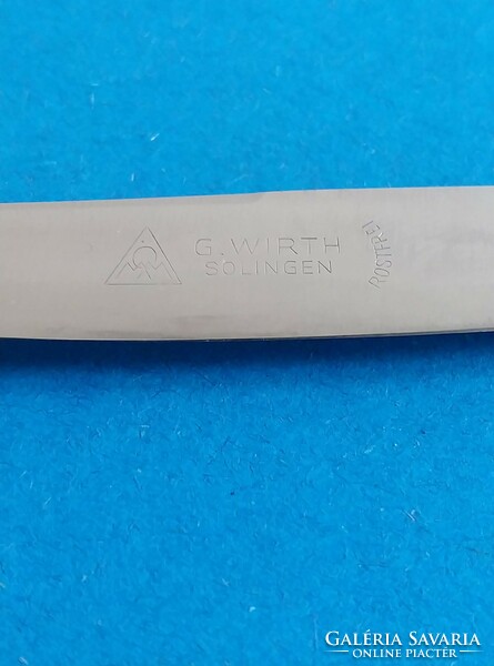 Silver art-deco dessert knife