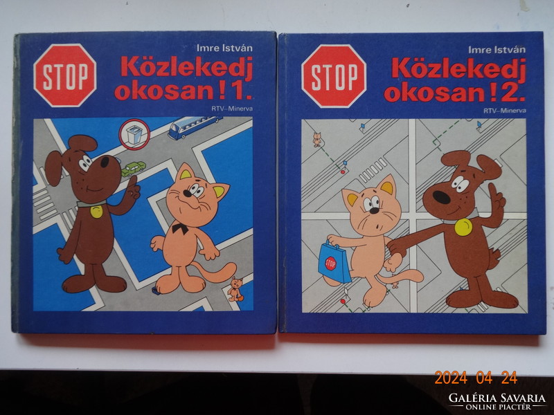 Imre István: STOP! ​Közlekedj okosan! 1. és 2. kötet együtt - Cseh András rajzaival