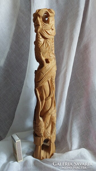 Keleti faszobor, Istennő indákkal,34 cm