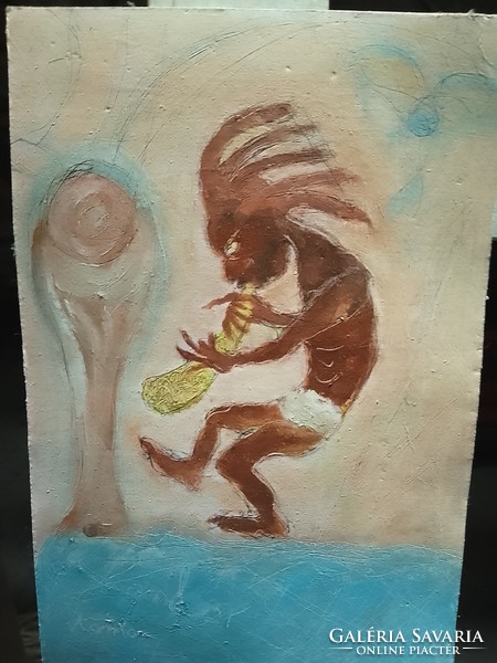 The Old Indian Painting.