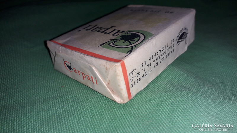 Antik valaha Hazánkban forgalmazott CARPATI román cigaretta bontatlan a képek szerint