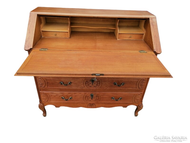 Neobaroque secretary with 3 drawers