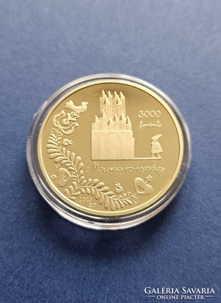 2023. Year of the salt non-ferrous metal commemorative coin in proof-like design (Element iii of the Hungarian folk tales series)