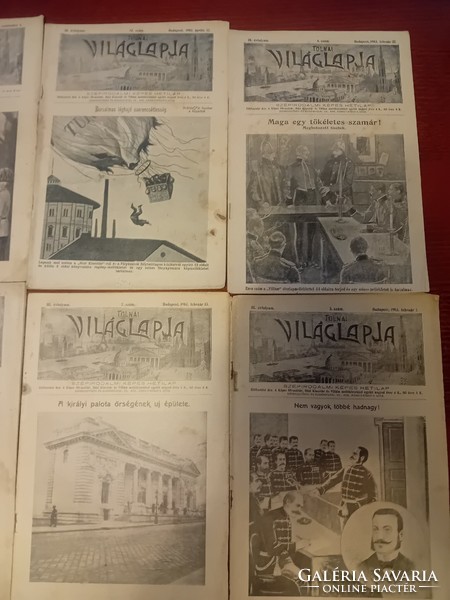 Tolna's world newspaper 1903 (4 pieces) weeklies