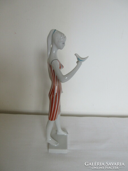 Old, rare, bird girl porcelain figure. Negotiable!