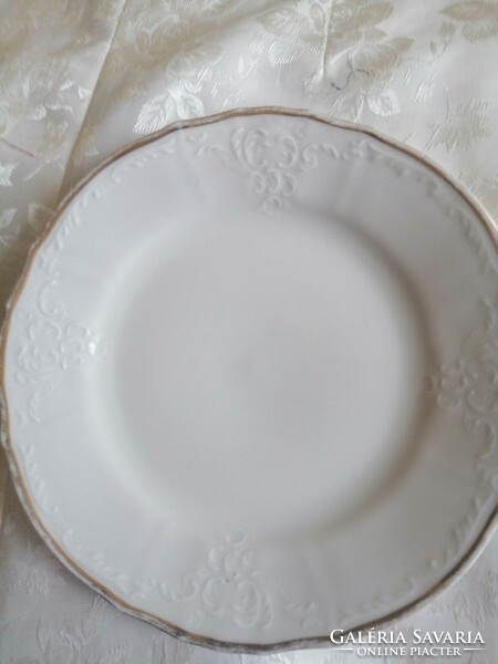 A beautiful plate with a printed pattern