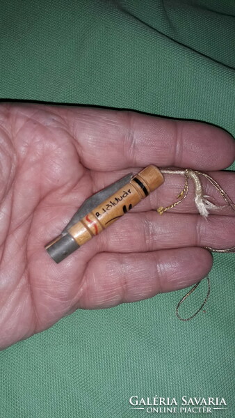 Old souvenir keychain, small ornament, pocket knife, Balatonföldvár, 8.4 cm, the blade is 3.4 cm, according to the pictures