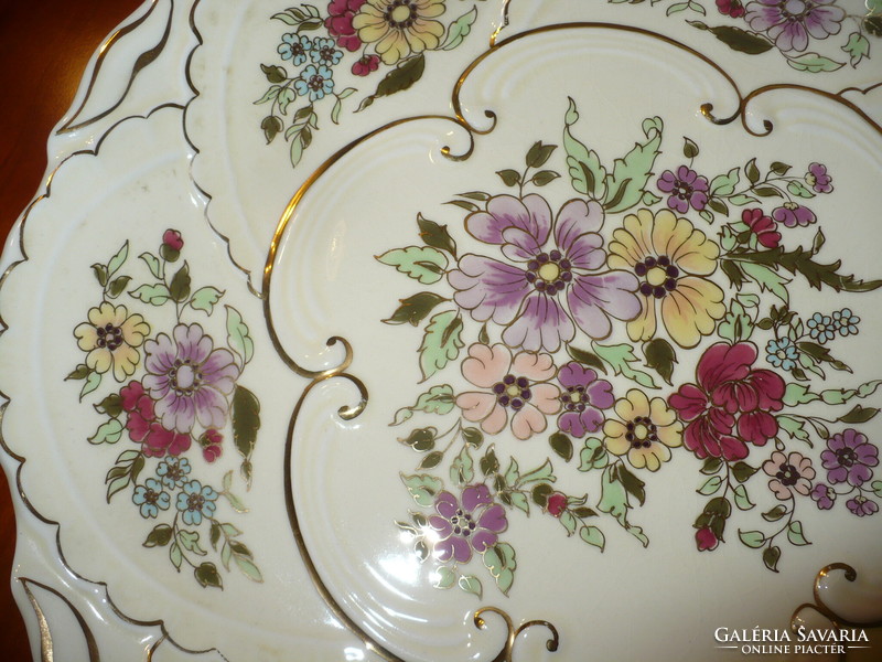 Zsolnay large wall plate or serving plate