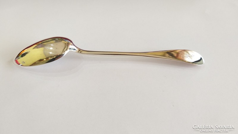 Antique silver spoon with Diana head, with coat of arms! (Ezt. 24/12.)