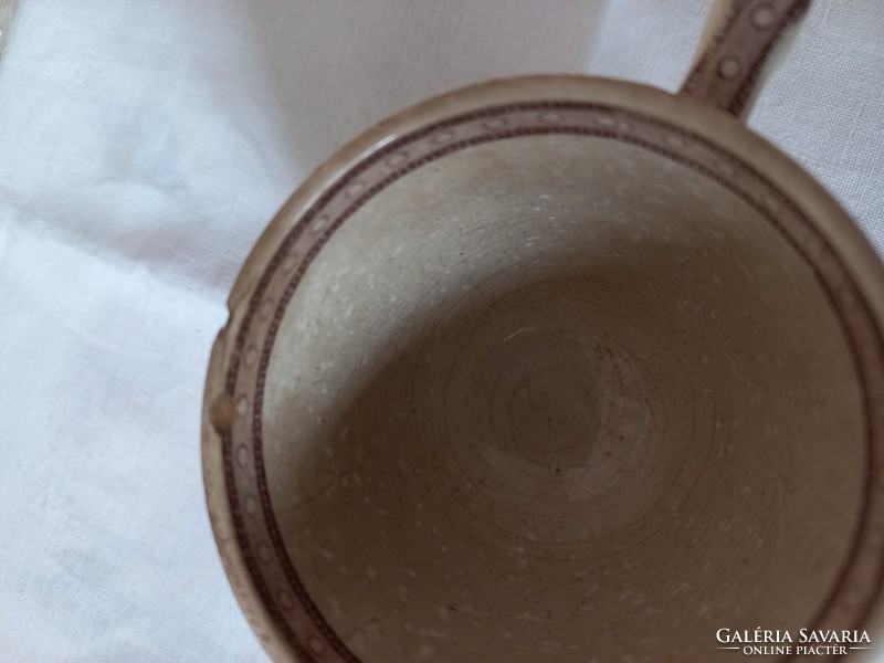 Sarreguemines Oriental csésze szett, patinás