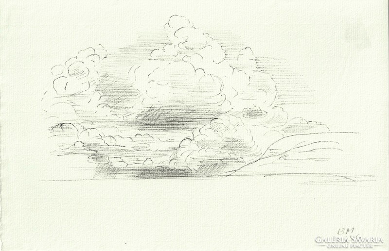 Miklós Borsos - 16 x 24 cm pencil, paper