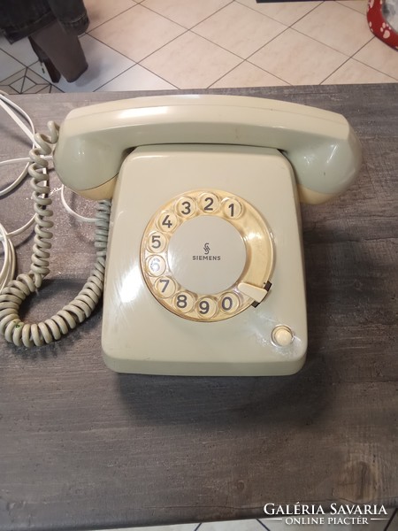 Old dial telephone