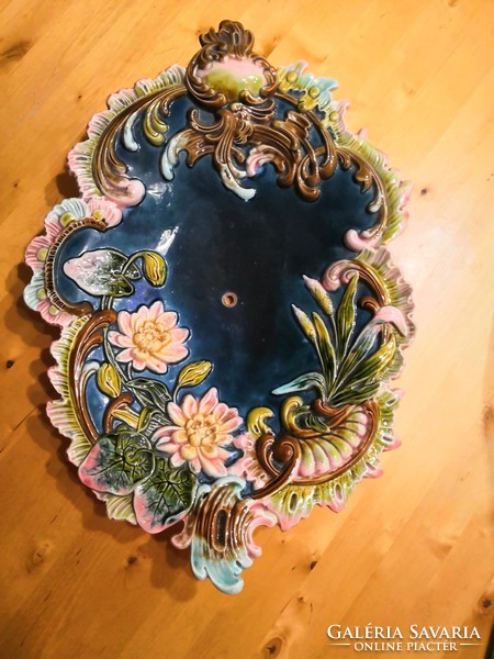 Antik EICHWALD asztalközép, gyümölcsös tál