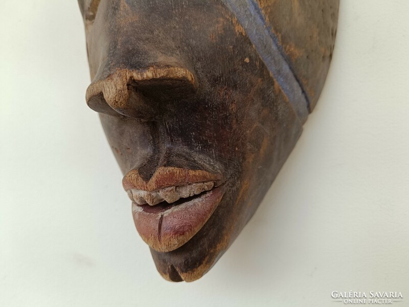 Antique African mask Yoruba ethnic group Niger 784 drum 11 8779