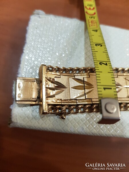 Antique bracelet gold color marked