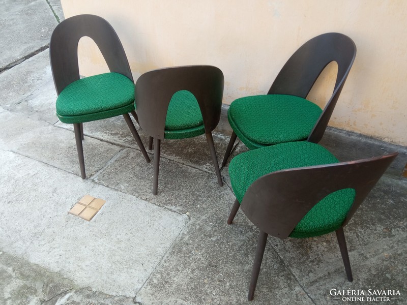 Tatras chairs by Antonin Suman, 4 mid-century dining chairs