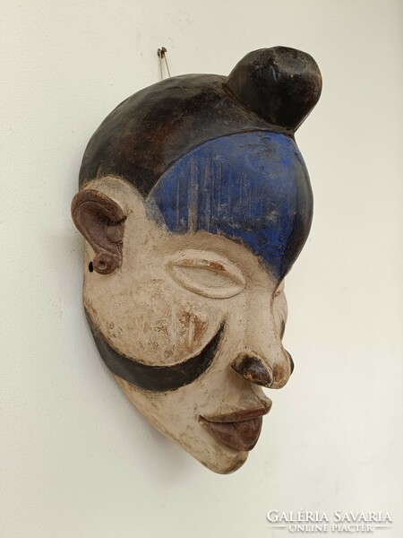 Antique African Igbo ethnic group wooden mask Nigeria African mask 737 drum 44 8725