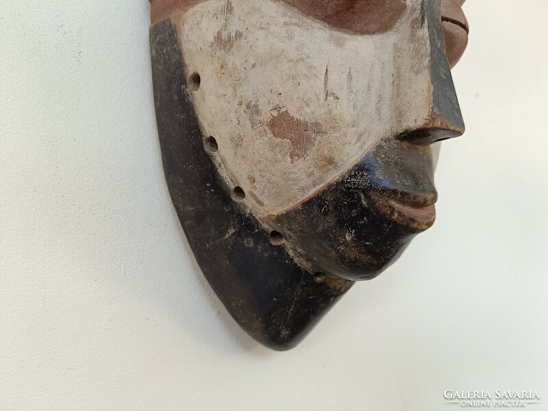 Antique African Igbo ethnic group wooden mask Nigeria African mask 770 drum 33 8772