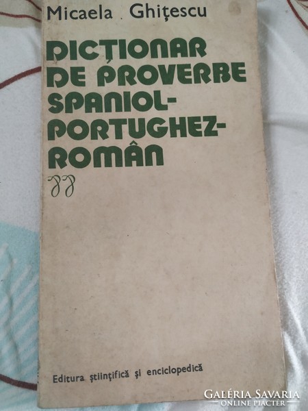Spanish-Portuguese-Romanian proverb dictionary collection 1980