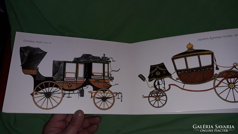 1982. Magda Sulyok - Tamás Mandel: old-fashioned carriages picture book according to the pictures móra